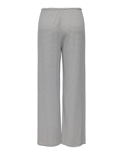 Only - ONLSaga Loose Bukser - Cloud Dancer/Black 